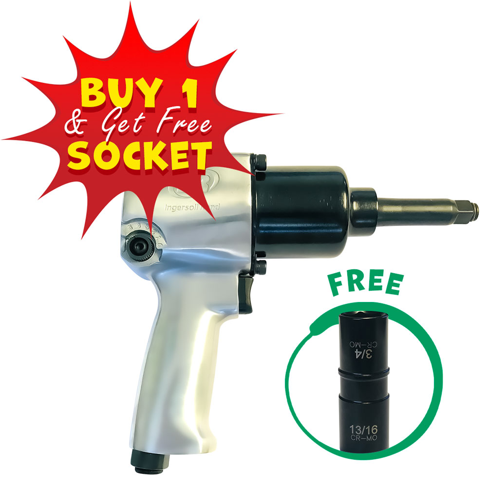 IR 231HA-2 1/2" Dr Air Impact Wrench - w/ FREE Flip Socket
