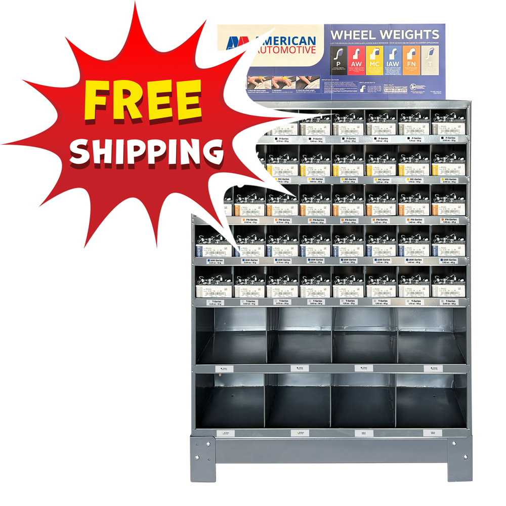 AA 74-075 Master Wheel Weight Assortment (Lead, 2,637 Pcs.)