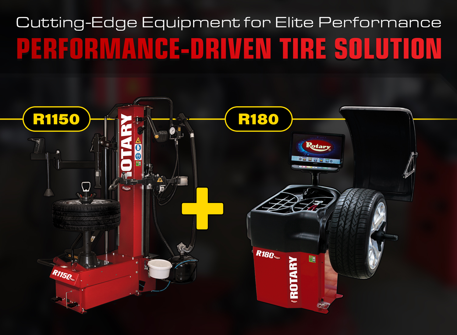 Rotary Tire Changer & Balancer Bundle